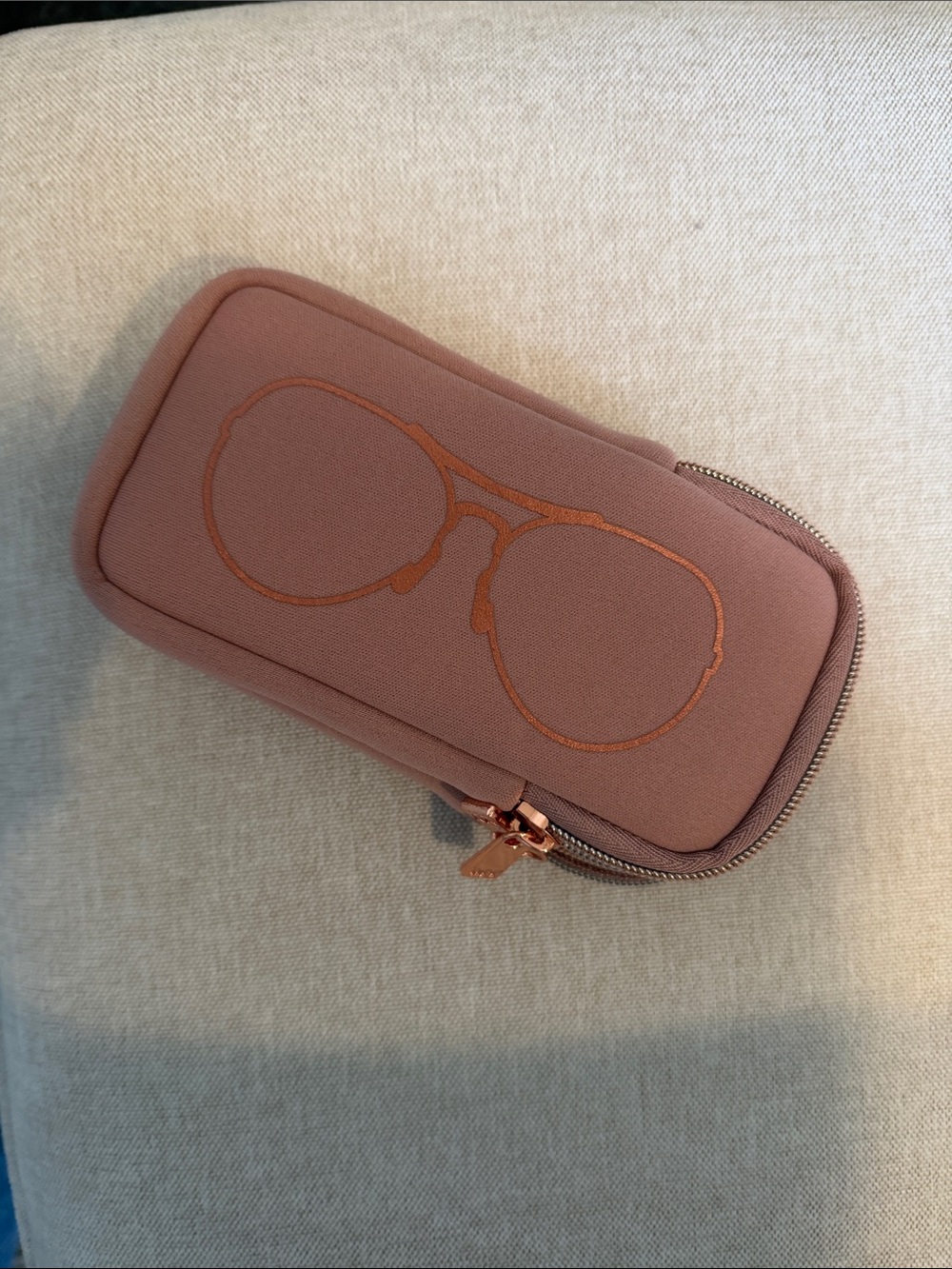 NWOT Double-Sided Eyeglass Case